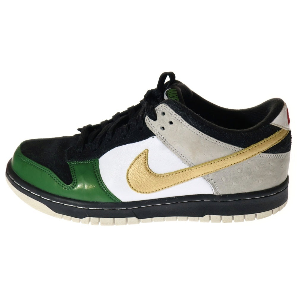 NIKE(ナイキ) ×mita sneakers DUNK LOW JP QS WOLF ミタスニーカーズ 温故知新 ダンク ローカットスニーカー ブラック/グリーン US9/27cm AA4414-001