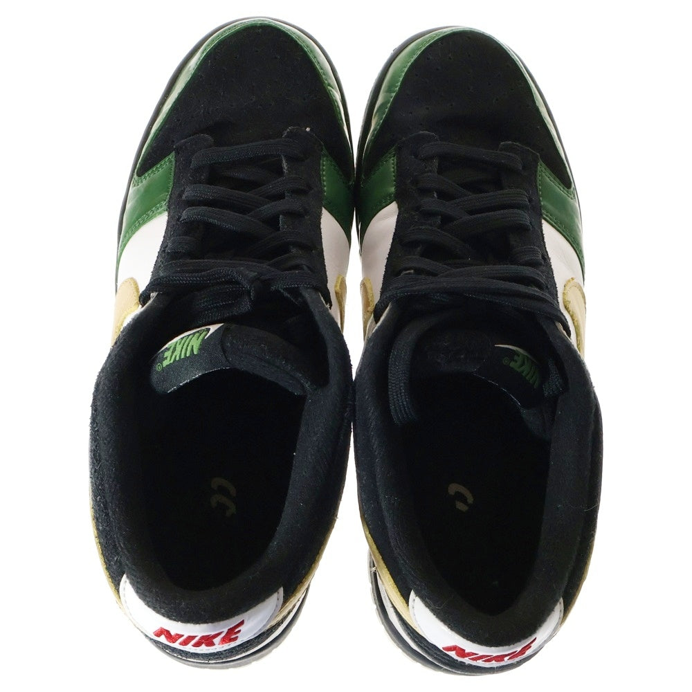 NIKE(ナイキ) ×mita sneakers DUNK LOW JP QS WOLF ミタスニーカーズ 温故知新 ダンク ローカットスニーカー ブラック/グリーン US9/27cm AA4414-001