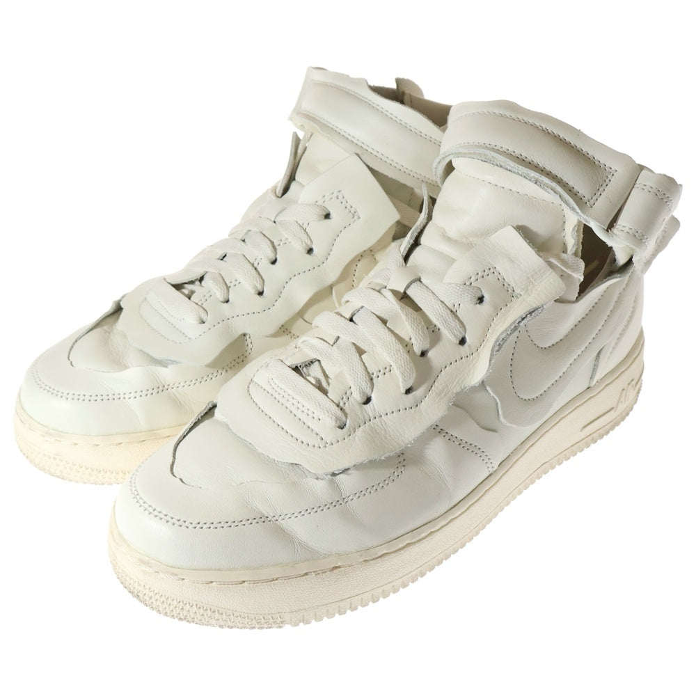 NIKE(ナイキ) ×COMME des GARCONS HOMME PLUS AIR FORCE 1 コムデギャルソン オムプリュス エアフォース1 ベルトストラップ ミッドカットスニーカー US9/27cm DC3601-100