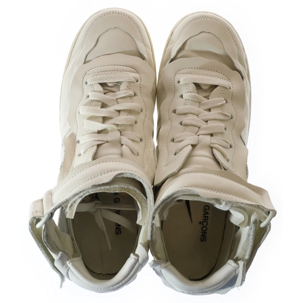 NIKE(ナイキ) ×COMME des GARCONS HOMME PLUS AIR FORCE 1 コムデギャルソン オムプリュス エアフォース1 ベルトストラップ ミッドカットスニーカー US9/27cm DC3601-100