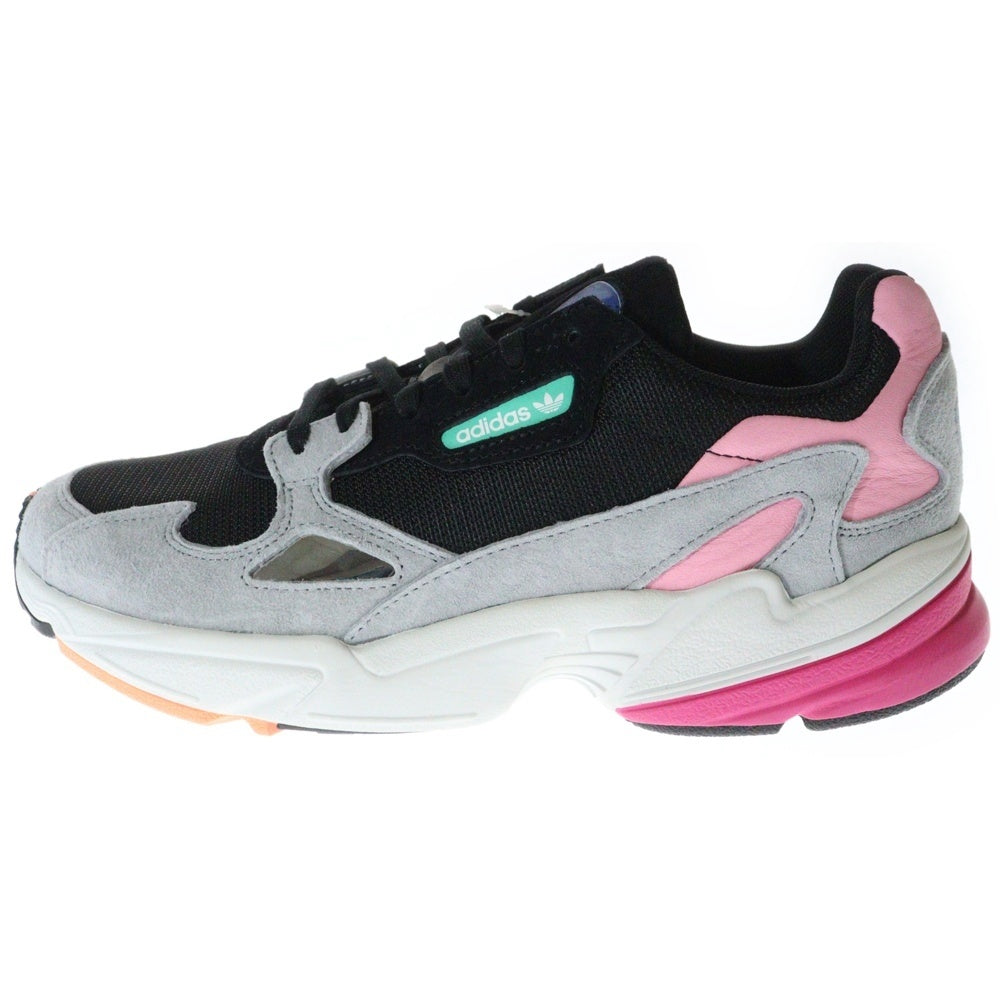 adidas(アディダス) FALCON W ファルコン ローカットスニーカー ブラック/グレー/ピンク US10/27cm BB9173
