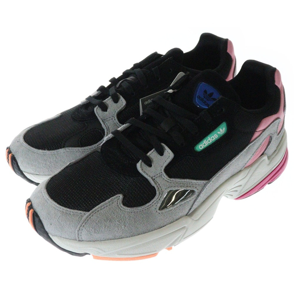 adidas(アディダス) FALCON W ファルコン ローカットスニーカー ブラック/グレー/ピンク US10/27cm BB9173