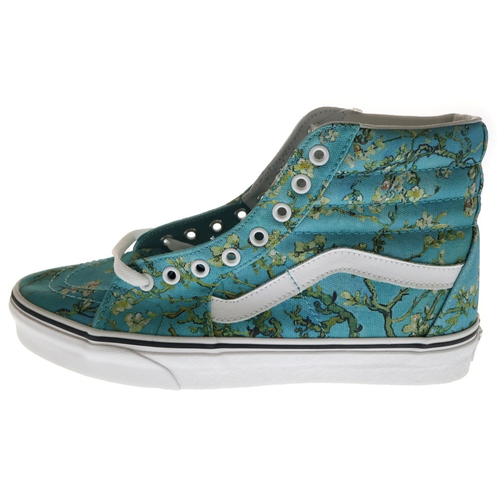 VANS(ヴァンズ) SK8-HI ALMOND BLOSSOM スケート アーモンドブロッサム ハイカットスニーカー ブルー US9/27cm VN0A38GEUBL