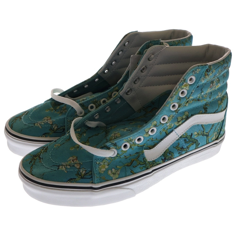 VANS(ヴァンズ) SK8-HI ALMOND BLOSSOM スケート アーモンドブロッサム ハイカットスニーカー ブルー US9/27cm VN0A38GEUBL