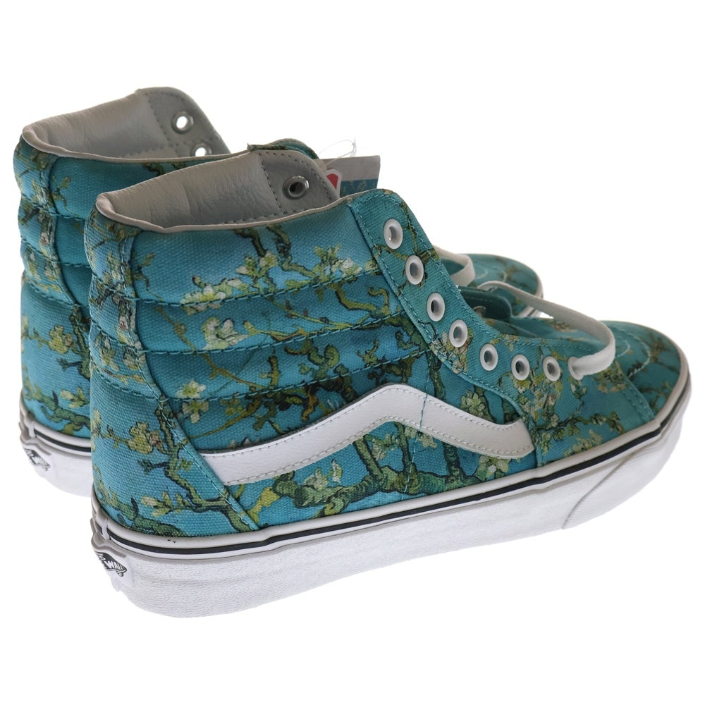 VANS(ヴァンズ) SK8-HI ALMOND BLOSSOM スケート アーモンドブロッサム ハイカットスニーカー ブルー US9/27cm VN0A38GEUBL