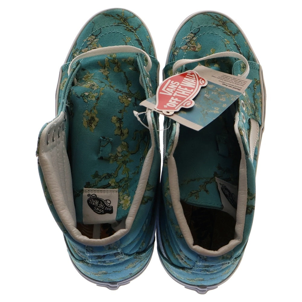 VANS(ヴァンズ) SK8-HI ALMOND BLOSSOM スケート アーモンドブロッサム ハイカットスニーカー ブルー US9/27cm VN0A38GEUBL