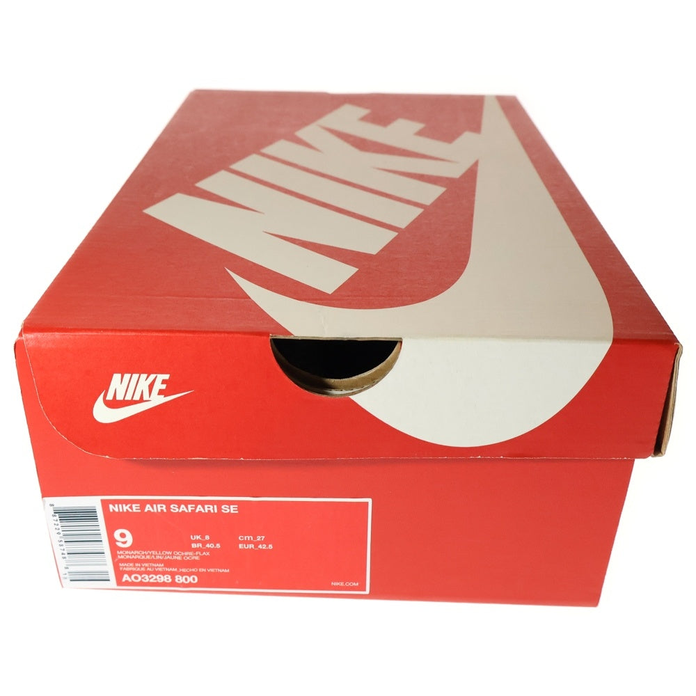 NIKE(ナイキ) ×atoms AIR SAFARI アトモス エアサファリ ローカットスニーカー ブラウン US9/27cm AO3298-800