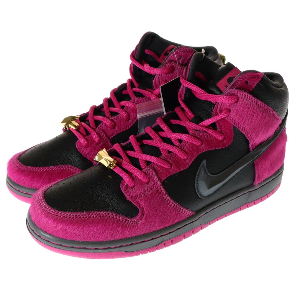 NIKE SB(ナイキエスビー) ×RUN THE JEWELS DUNK HIGH ラン ザ ジュエルズ ダンク ハイカットスニーカー ピンク/ブラック US9/27cm DX4356-600