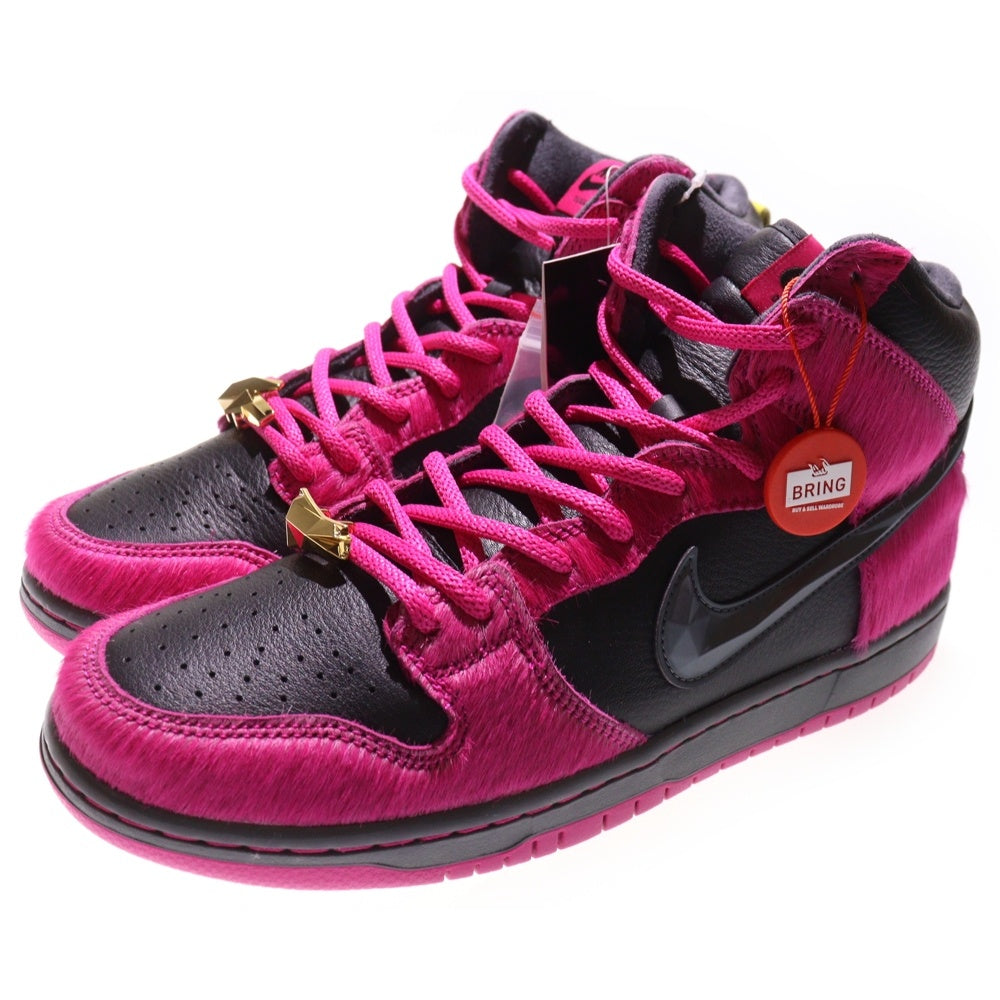 NIKE SB(ナイキエスビー) ×RUN THE JEWELS DUNK HIGH ラン ザ ジュエルズ ダンク ハイカットスニーカー ピンク/ブラック US9/27cm DX4356-600