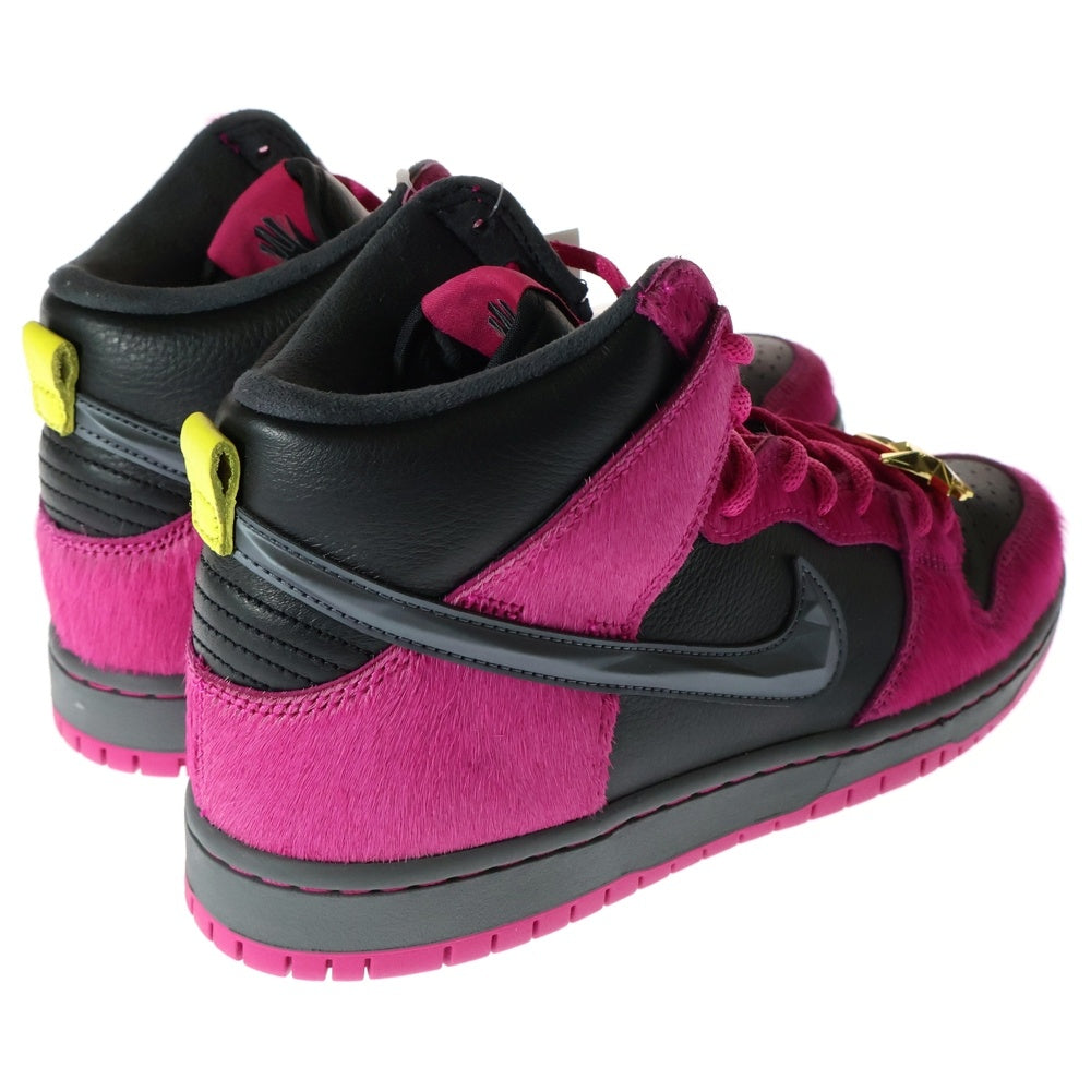 NIKE SB(ナイキエスビー) ×RUN THE JEWELS DUNK HIGH ラン ザ ジュエルズ ダンク ハイカットスニーカー ピンク/ブラック US9/27cm DX4356-600
