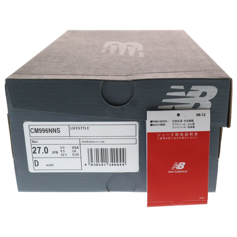 New Balance(ニューバランス) 19SS ×NONNATIVE ノンネイティブ スウェード ローカットスニーカー ベージュ US9/27cm CM996NNS