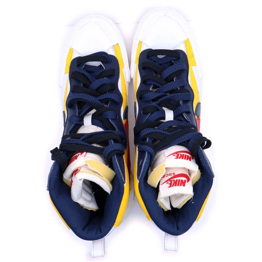 NIKE(ナイキ) ×sacai BLAZER MID サカイ ブレーザー ミッドカットスニーカー イエロー US9/27 cm BV0072-700