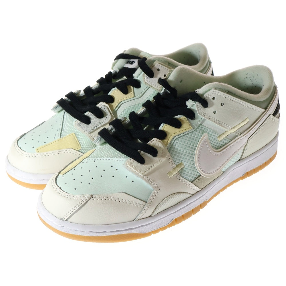 NIKE(ナイキ) DUNK LOW SCRAP SEA GLASS ダンク スクラップ シーグラス ローカットスニーカー ホワイト/ライトブルー US9/27cm DB0500-100