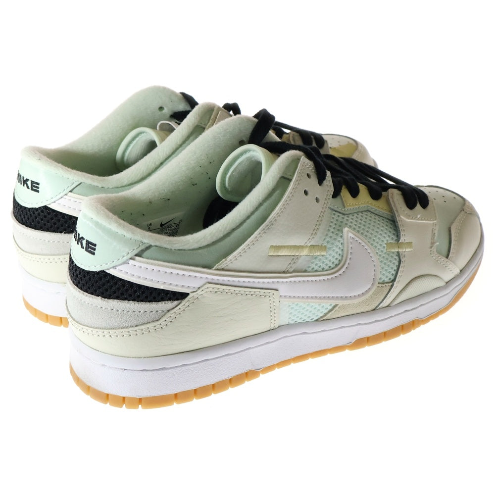 NIKE(ナイキ) DUNK LOW SCRAP SEA GLASS ダンク スクラップ シーグラス ローカットスニーカー ホワイト/ライトブルー US9/27cm DB0500-100