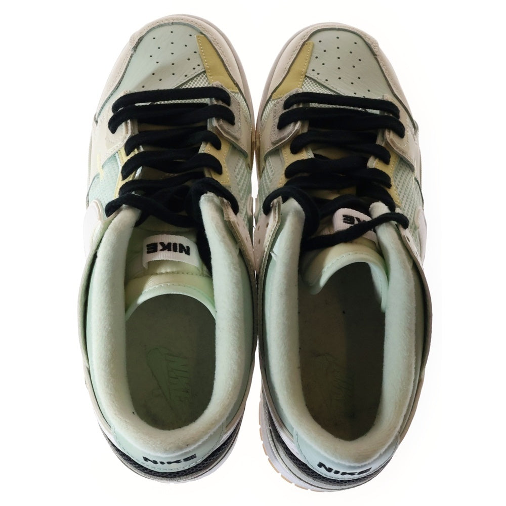 NIKE(ナイキ) DUNK LOW SCRAP SEA GLASS ダンク スクラップ シーグラス ローカットスニーカー ホワイト/ライトブルー US9/27cm DB0500-100