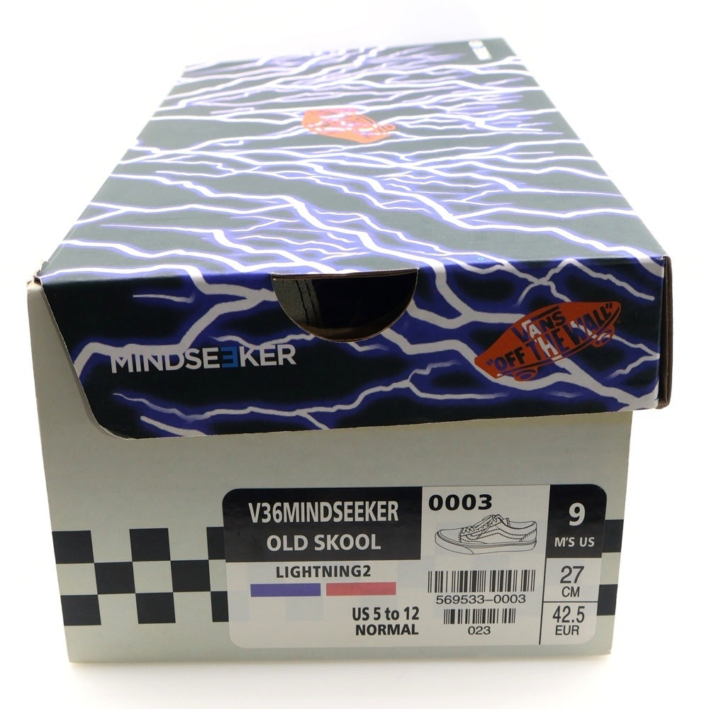 VANS(ヴァンズ) ×MINDSEEKER OLDSKOOL マインドシーカー オールドスクール ローカットスニーカー パープル US9/27cm V36MINDSEEKER