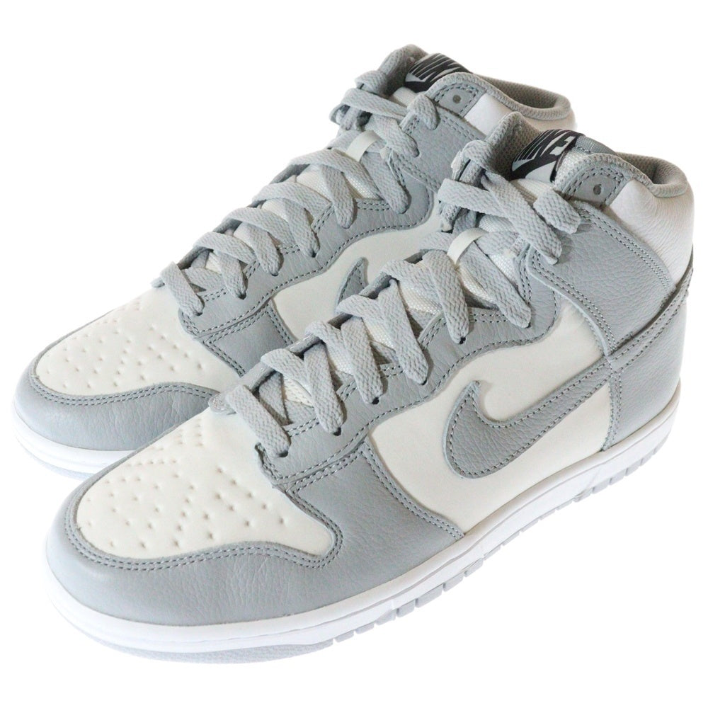 NIKE(ナイキ) BY YOU DUNK HIGH バイユー ダンク ハイカットスニーカー ホワイト/グレー US9/27cm DJ7023-991