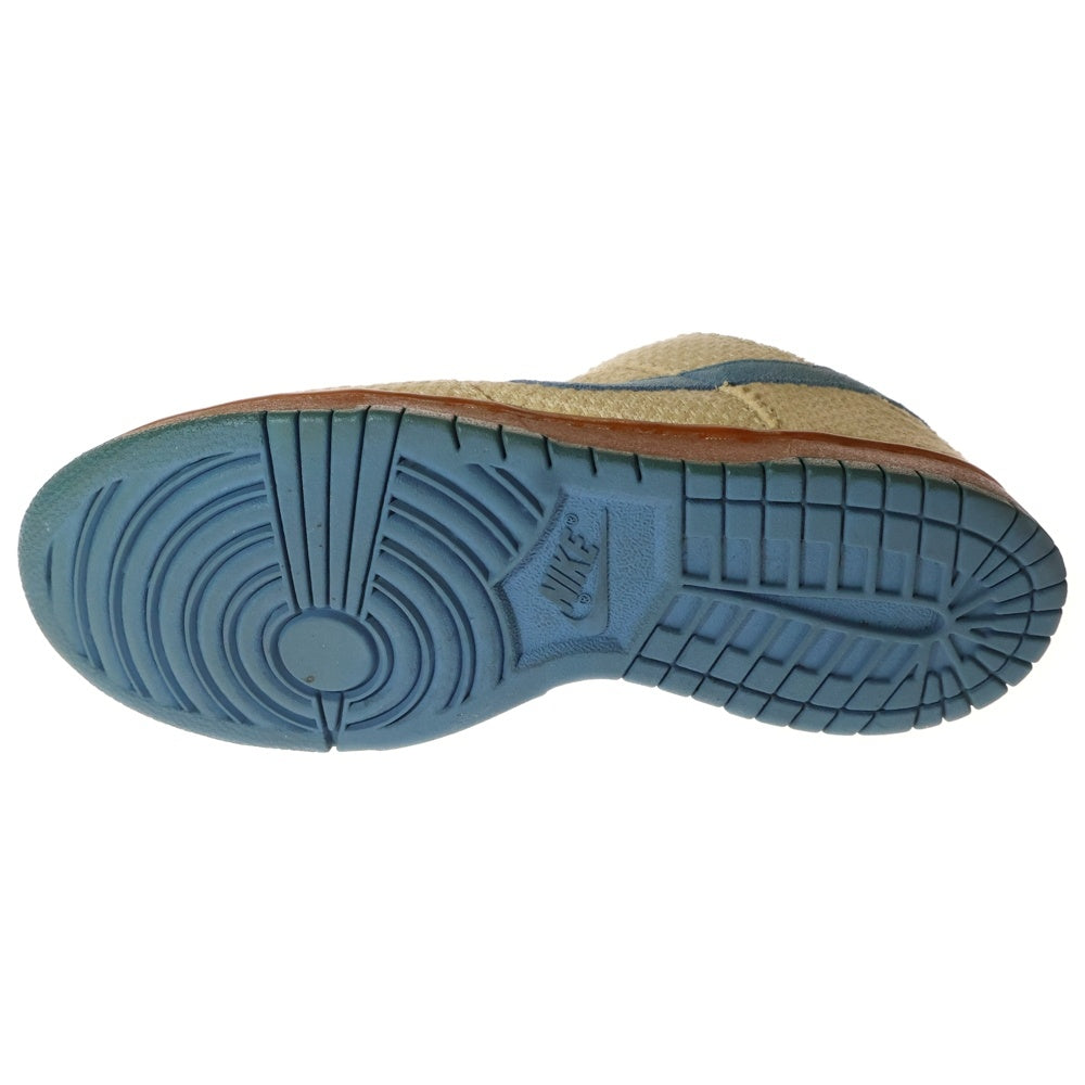 NIKE SB(ナイキエスビー) 【観賞用2003年製】 DUNK LOW PRO HEMP BLUE ダンク ヘンプブルー ローカットスニーカー ベージュ/ブルー US9.5/27.5cm 304292-741
