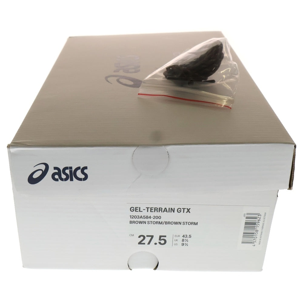 ASICS(アシックス) 24AW ×nonnative GEL-TERRAIN GTX ノンネイティブ ゲルテレイン ゴアテックス ローカットスニーカー ブラウン US9.5/27.5cm 1203A584-200
