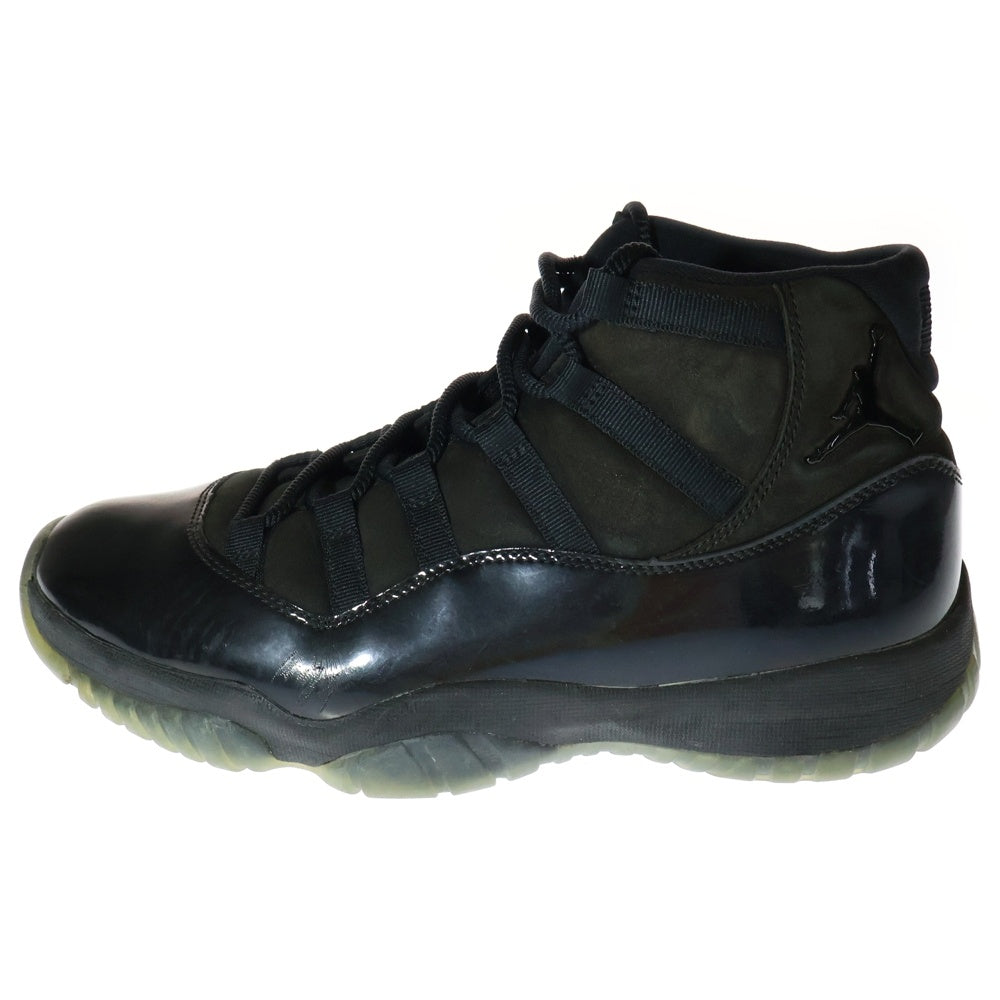 NIKE(ナイキ) AIR JORDAN 11 RETRO エア ジョーダン 11 レトロ キャップアンドガウン ハイカットスニーカー ブラック US9.5/27.5cm 378037-005