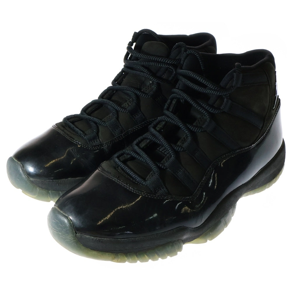 NIKE(ナイキ) AIR JORDAN 11 RETRO エア ジョーダン 11 レトロ キャップアンドガウン ハイカットスニーカー ブラック US9.5/27.5cm 378037-005