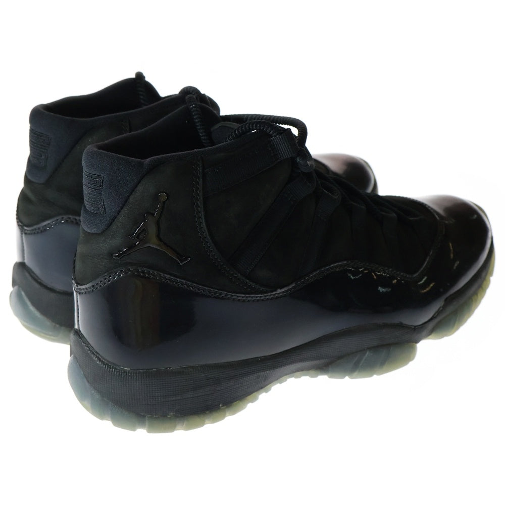 NIKE(ナイキ) AIR JORDAN 11 RETRO エア ジョーダン 11 レトロ キャップアンドガウン ハイカットスニーカー ブラック US9.5/27.5cm 378037-005