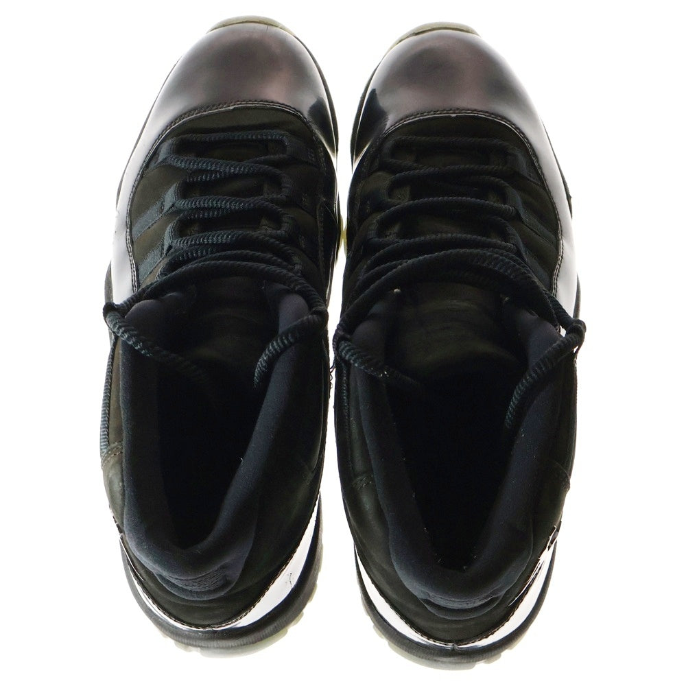 NIKE(ナイキ) AIR JORDAN 11 RETRO エア ジョーダン 11 レトロ キャップアンドガウン ハイカットスニーカー ブラック US9.5/27.5cm 378037-005
