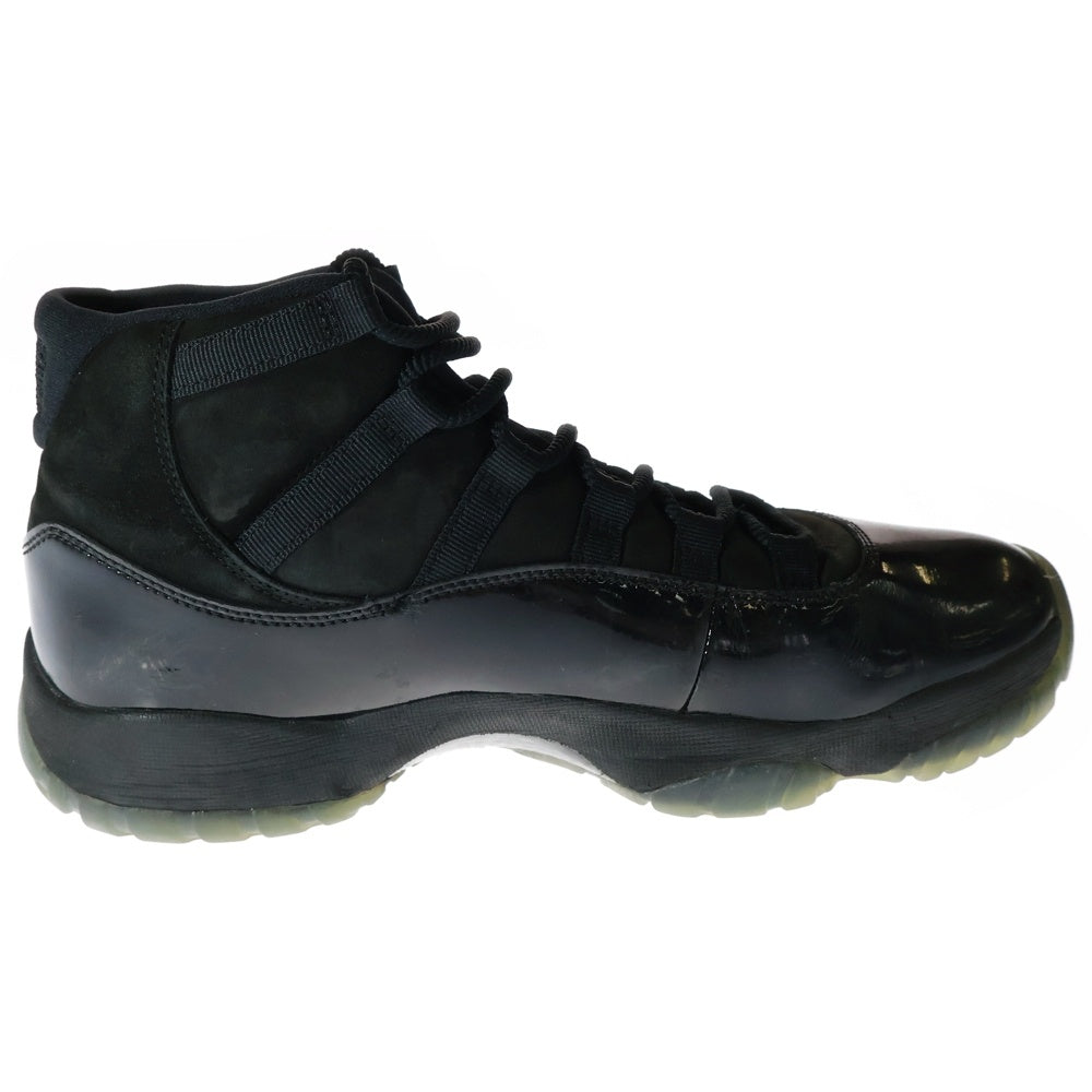NIKE(ナイキ) AIR JORDAN 11 RETRO エア ジョーダン 11 レトロ キャップアンドガウン ハイカットスニーカー ブラック US9.5/27.5cm 378037-005