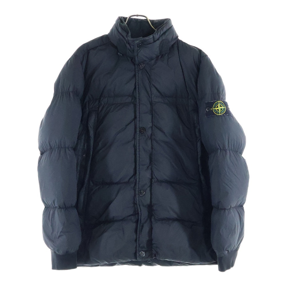 STONE ISLAND(ストーンアイランド) ARMENT DYED CRINKLE REPS NY DOWN ガーメントダイ ナイロン ダウンジャケット ブラック 731540123