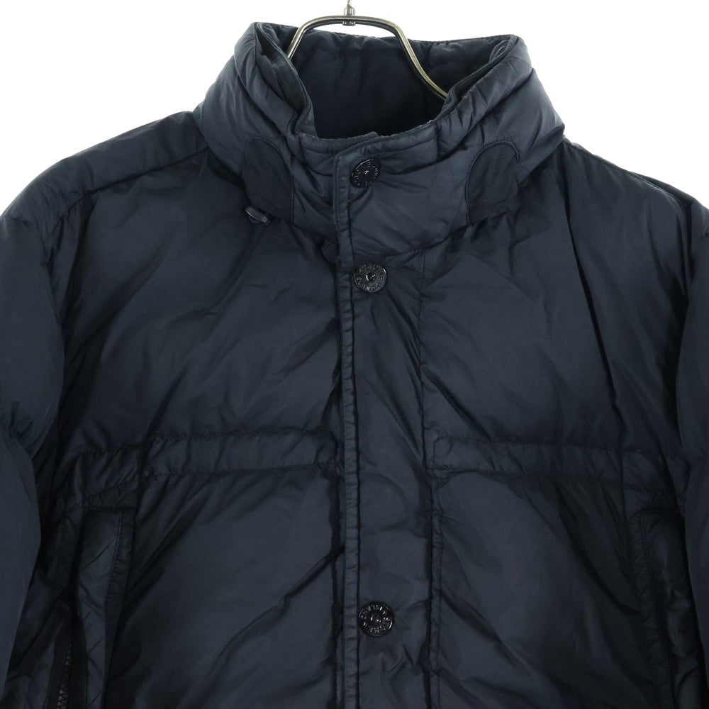 STONE ISLAND(ストーンアイランド) ARMENT DYED CRINKLE REPS NY DOWN ガーメントダイ ナイロン ダウンジャケット ブラック 731540123