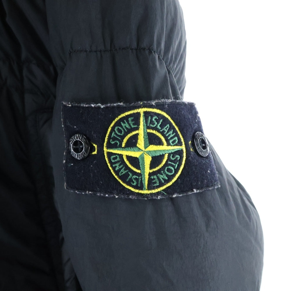 STONE ISLAND(ストーンアイランド) ARMENT DYED CRINKLE REPS NY DOWN ガーメントダイ ナイロン ダウンジャケット ブラック 731540123
