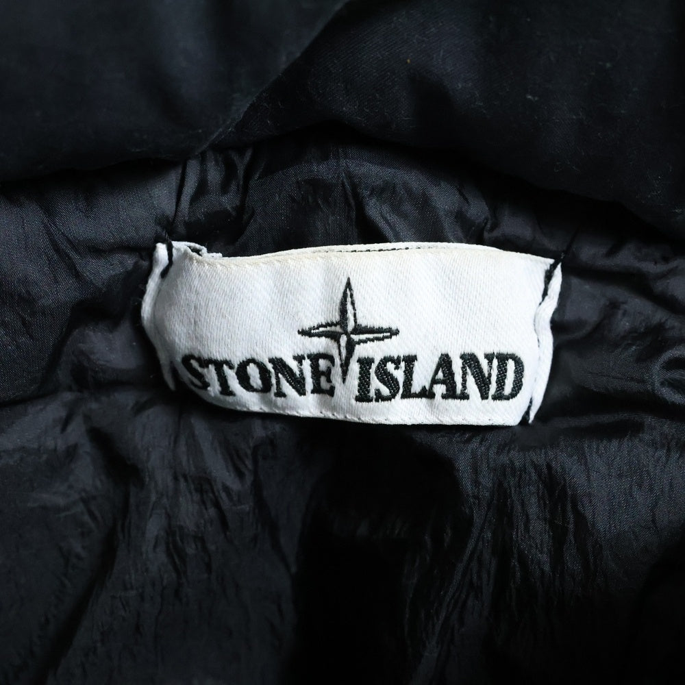 STONE ISLAND(ストーンアイランド) ARMENT DYED CRINKLE REPS NY DOWN ガーメントダイ ナイロン ダウンジャケット ブラック 731540123