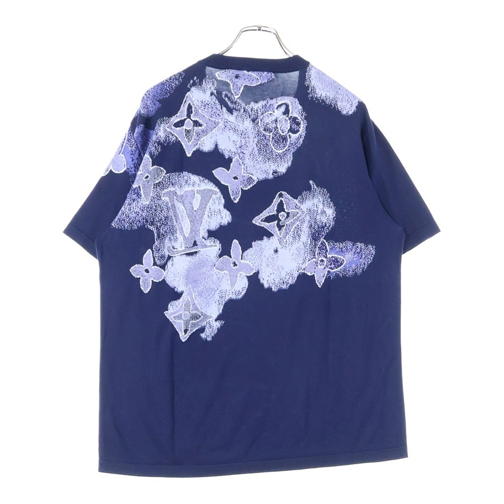 LOUIS VUITTON(ルイヴィトン) 21SS Water Color Tee ウォーターカラー モノグラム 半袖Tシャツ カットソー ネイビー RM211V ZLW HLN01W