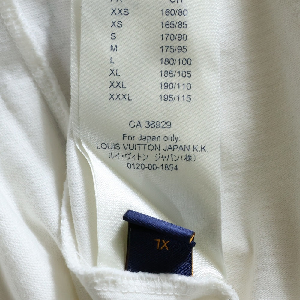 LOUIS VUITTON(ルイヴィトン) 20AW マルチカラーモノグラム クルーネック半袖Tシャツ ホワイト RM202M NPG HJY01W