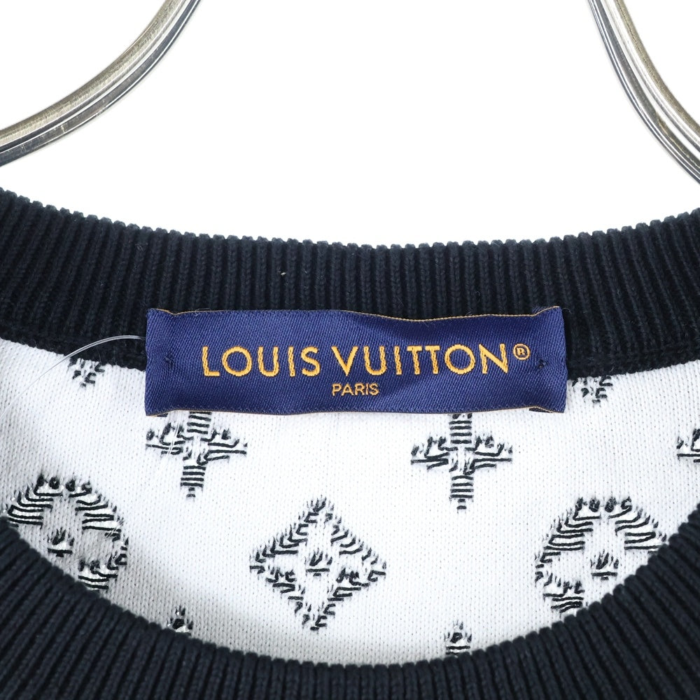 LOUIS VUITTON(ルイヴィトン) 24SS モノグラム グラディエント ニットセーター ブラック RM241MQ USO HQN42W