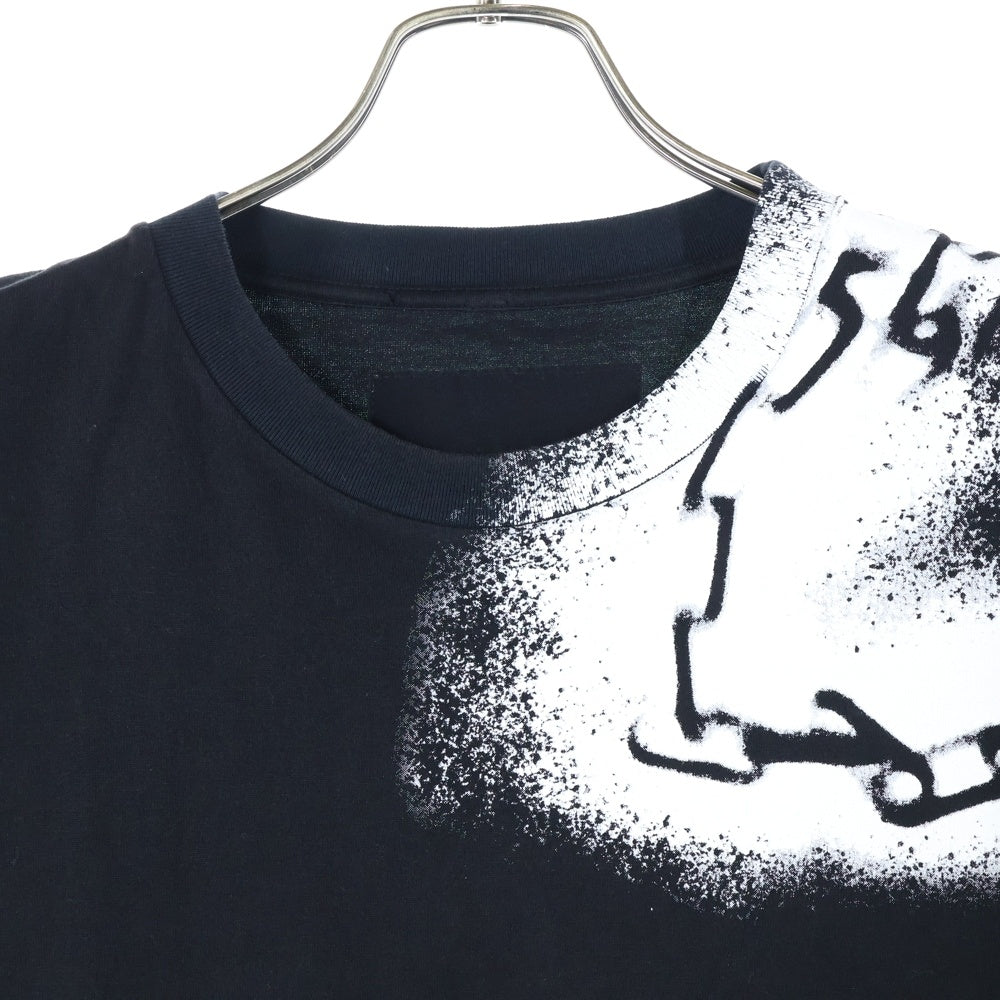 LOUIS VUITTON(ルイヴィトン) 20SS Spray Chain Print Tee スプレーチェーンプリント コットンクルーネック半袖Tシャツ ブラック RM201M NPG HIY17W
