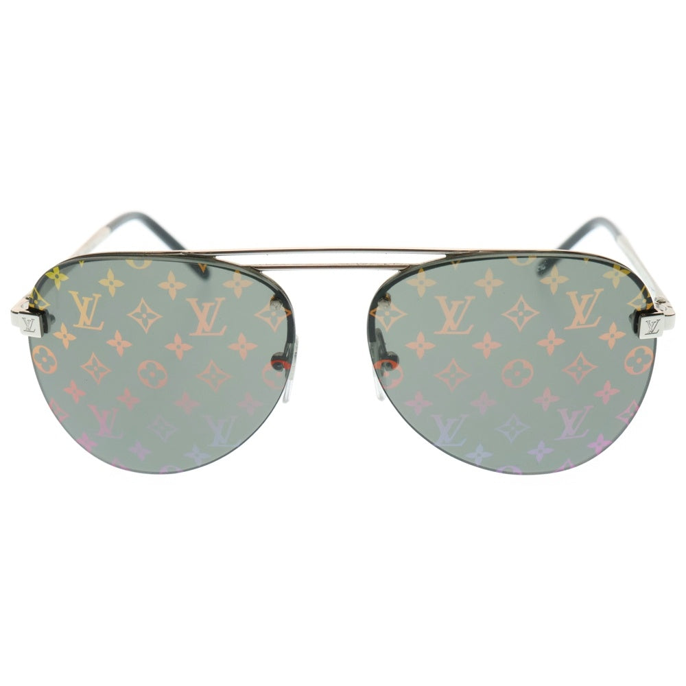 LOUIS VUITTON(ルイヴィトン) クロックワイズ モノグラム サングラス メガネ ブラック Z1595E