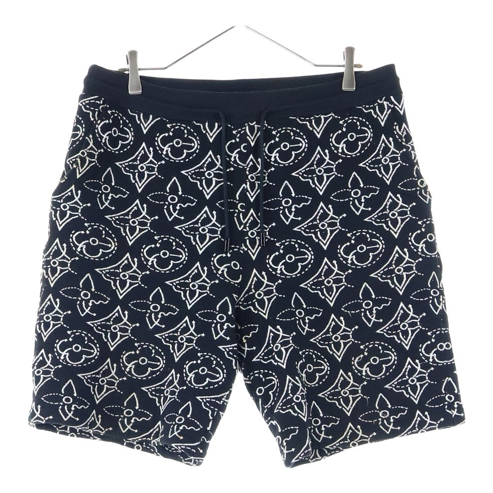 LOUIS VUITTON(ルイヴィトン) 21AW×NBA フラワーキルテッドショートパンツ ブラック RM212M DM0 HLY19W
