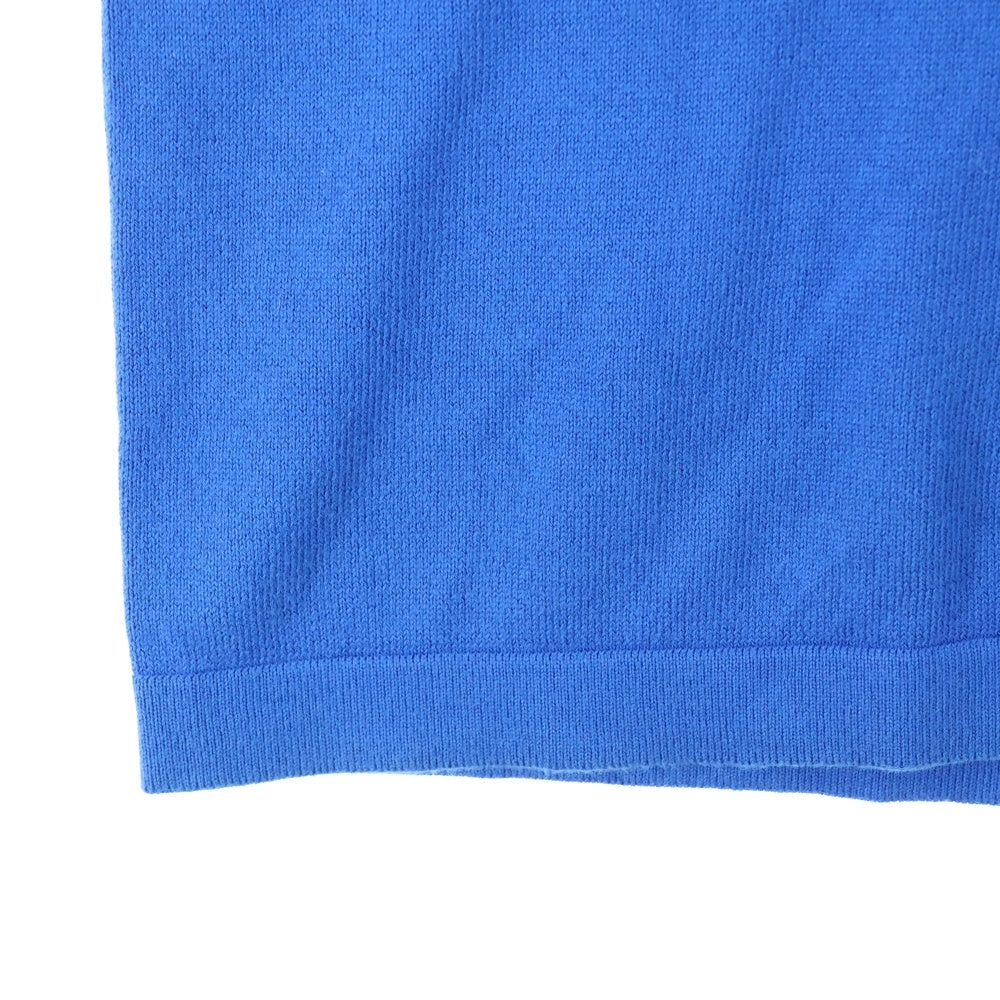 LOUIS VUITTON(ルイヴィトン) 21AW エブリデイ LV クルーネック 半袖ニット Tシャツ カットソー ブルー RM212 DB0 HLN84W