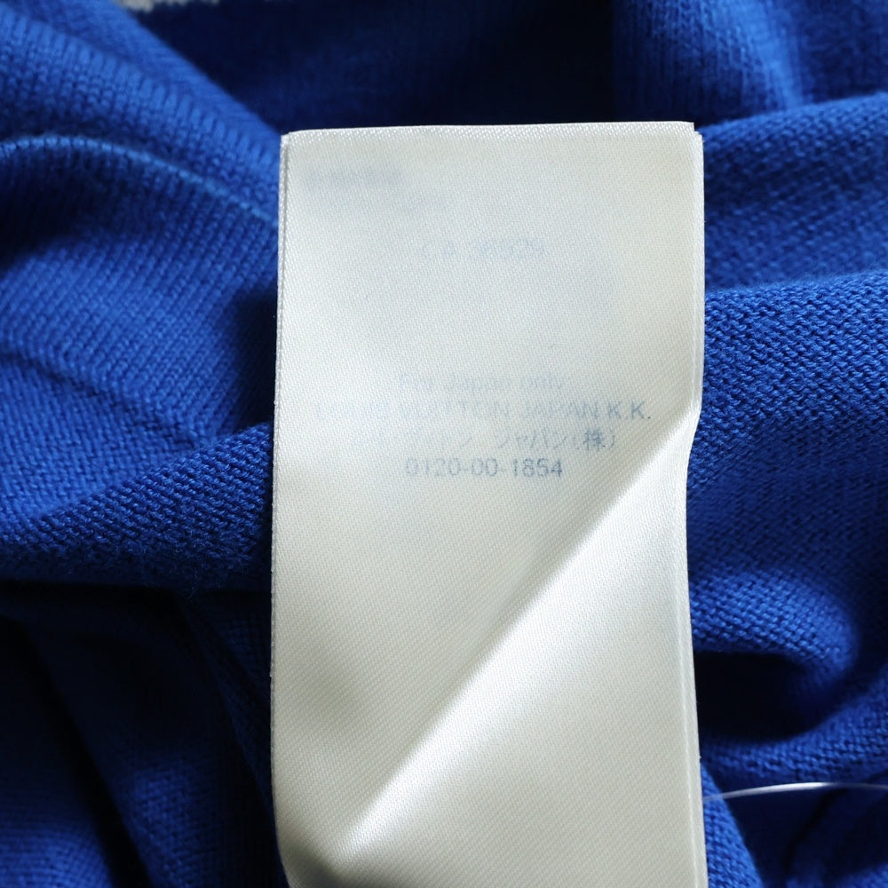 LOUIS VUITTON(ルイヴィトン) 21AW エブリデイ LV クルーネック 半袖ニット Tシャツ カットソー ブルー RM212 DB0 HLN84W