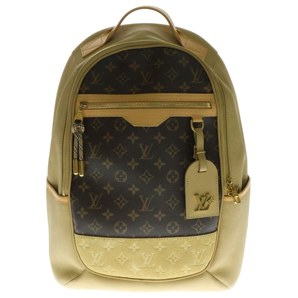 LOUIS VUITTON(ルイヴィトン) 25SS モノグラム アウトドア バックパック リュック レザー ブラウン ベージュ M12624