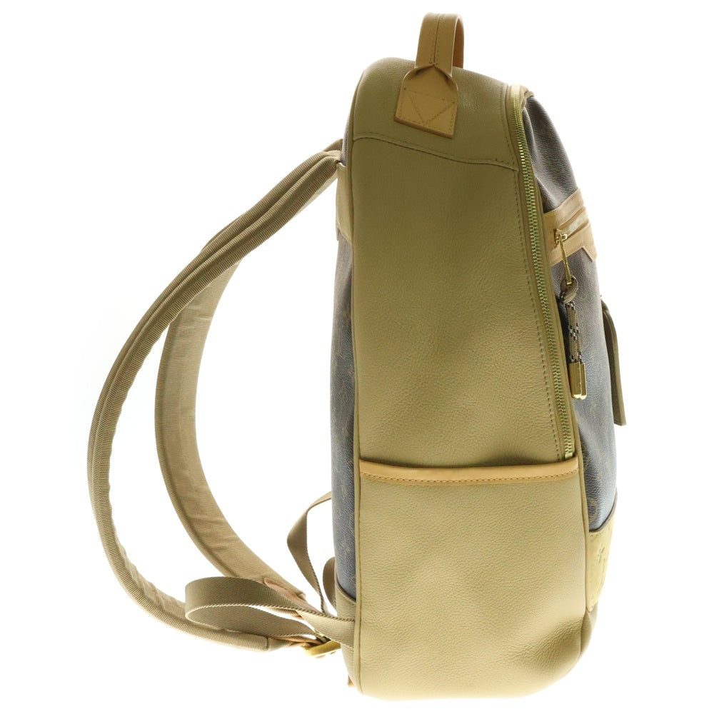 LOUIS VUITTON(ルイヴィトン) 25SS モノグラム アウトドア バックパック リュック レザー ブラウン ベージュ M12624