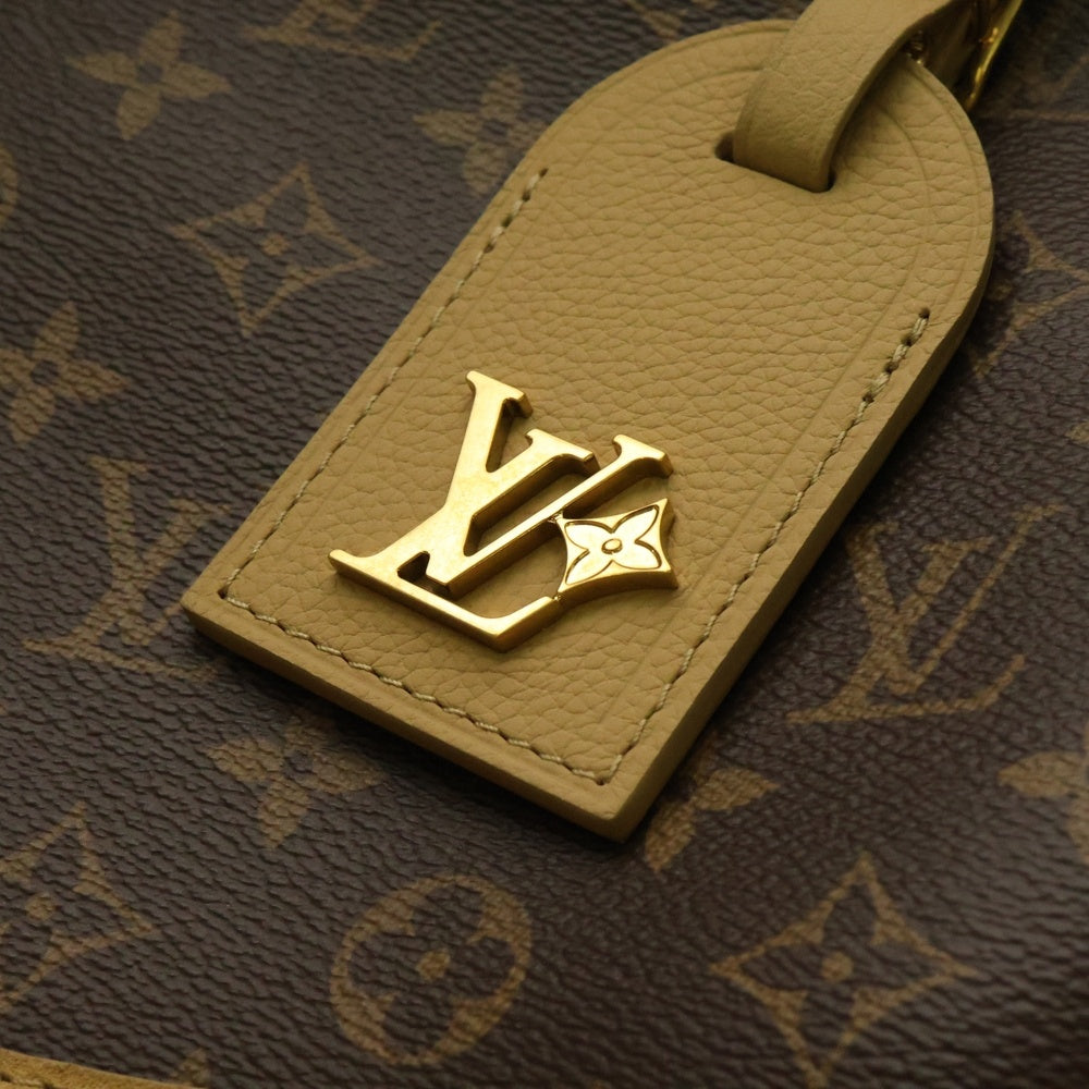 LOUIS VUITTON(ルイヴィトン) 25SS モノグラム アウトドア バックパック リュック レザー ブラウン ベージュ M12624