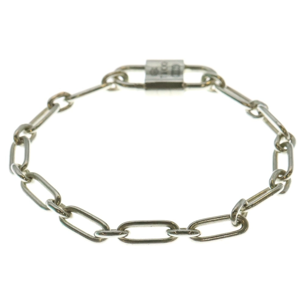TIFFANY&Co(ティファニー) ミディアム ダブル ロック チェーン ブレスレット シルバー