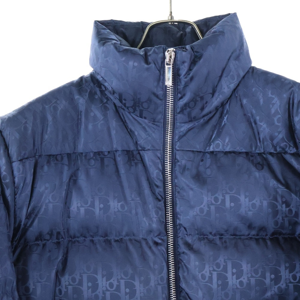 DIOR(ディオール) 19AW Oblique Down Jacket オブリーク 総柄 ダウン ジャケット ネイビー 943C449A4462