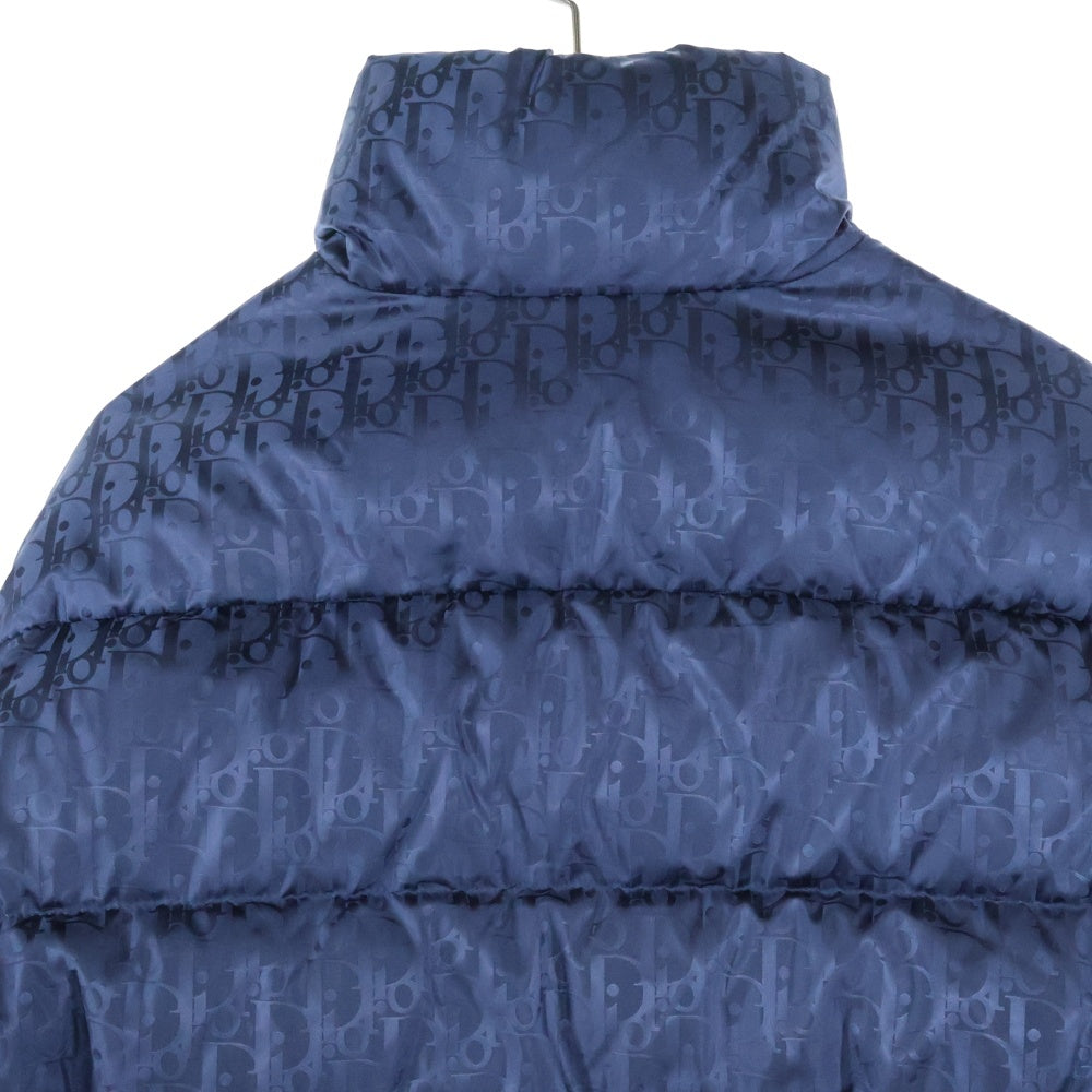 DIOR(ディオール) 19AW Oblique Down Jacket オブリーク 総柄 ダウン ジャケット ネイビー 943C449A4462