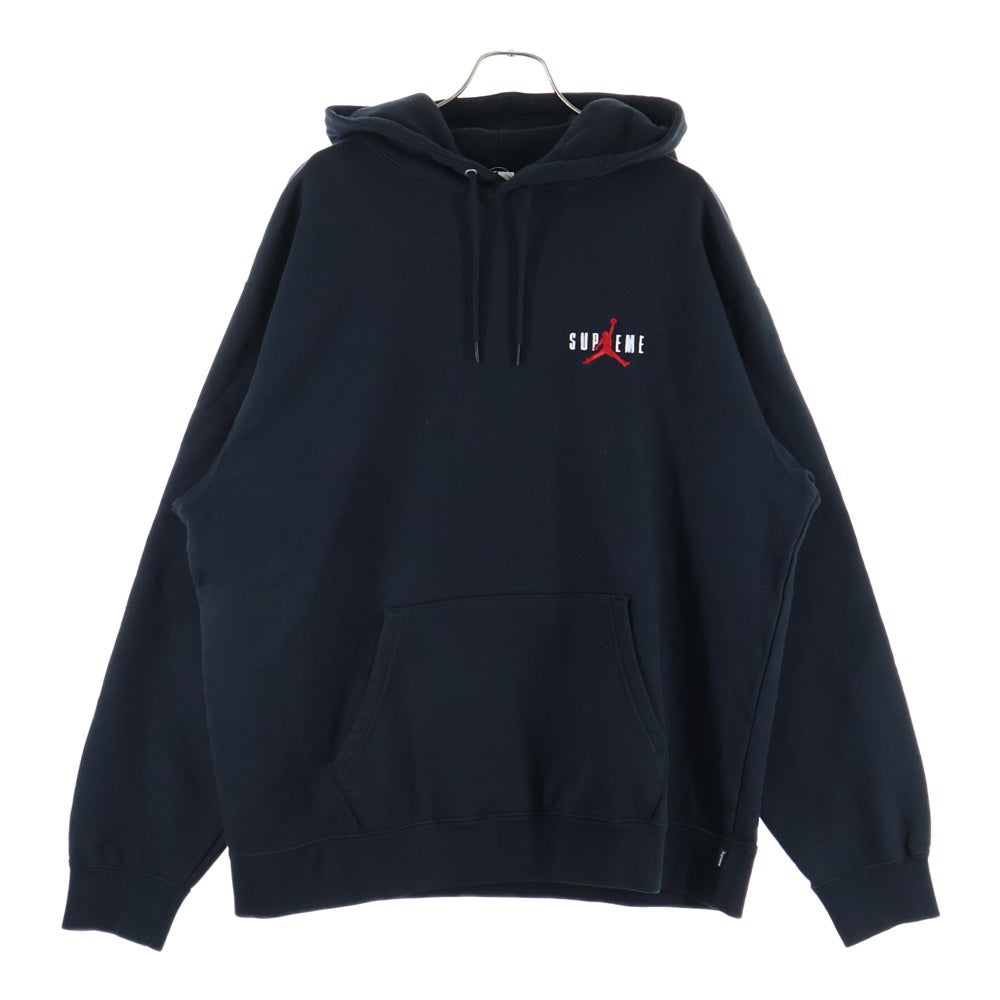 SUPREME(シュプリーム) 24SS ×JORDAN Hooded Sweatshirt ジョーダン フーデッド スウェットパーカー ブラック FA240205STY