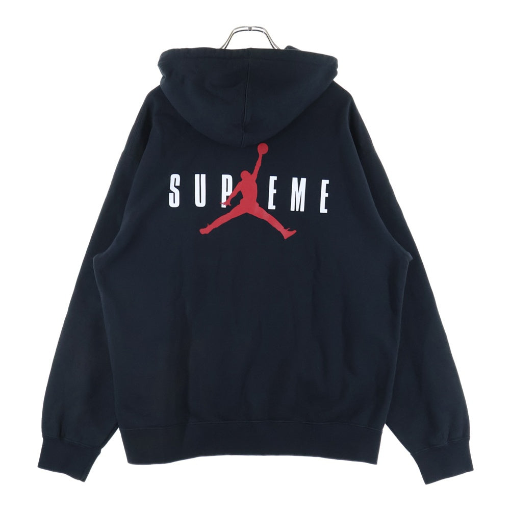 SUPREME(シュプリーム) 24SS ×JORDAN Hooded Sweatshirt ジョーダン フーデッド スウェットパーカー ブラック FA240205STY
