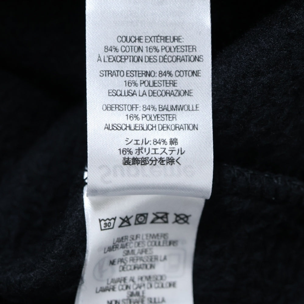 SUPREME(シュプリーム) 25SS S Logo Hooded Sweatshirt フロントSロゴ刺繍 プルオーバー スウェットパーカー フーディ ブラック