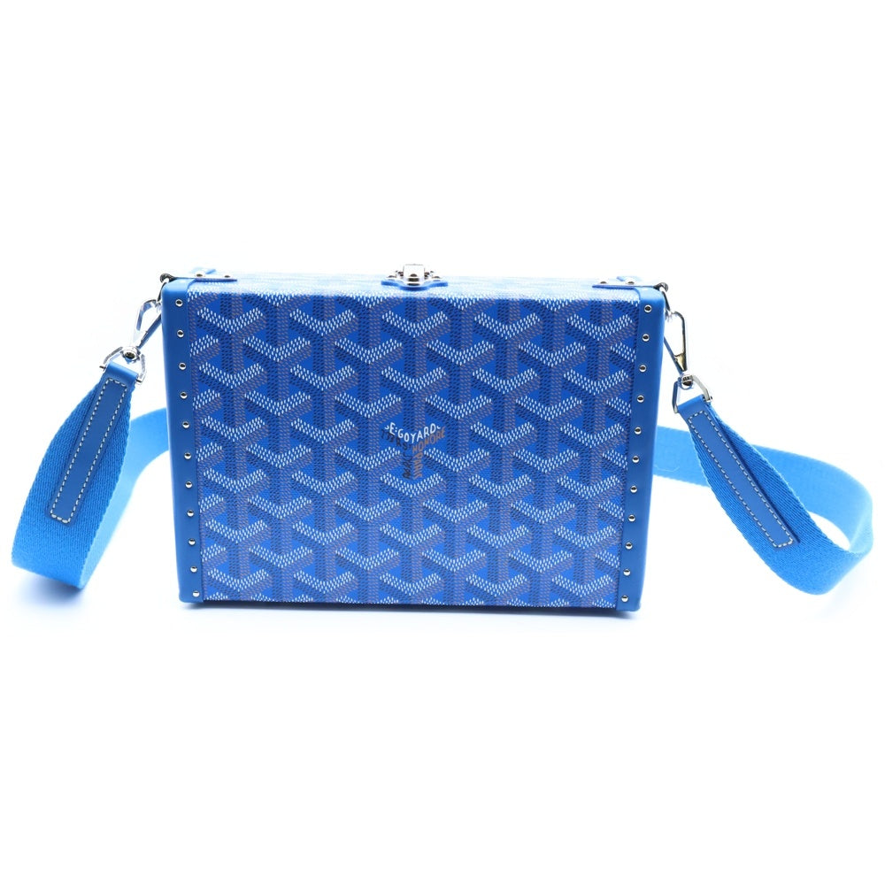 GOYARD(ゴヤール) ブゾン トランクバッグ ショルダーバッグ ブルー BEZONSPMLTY10CL10P